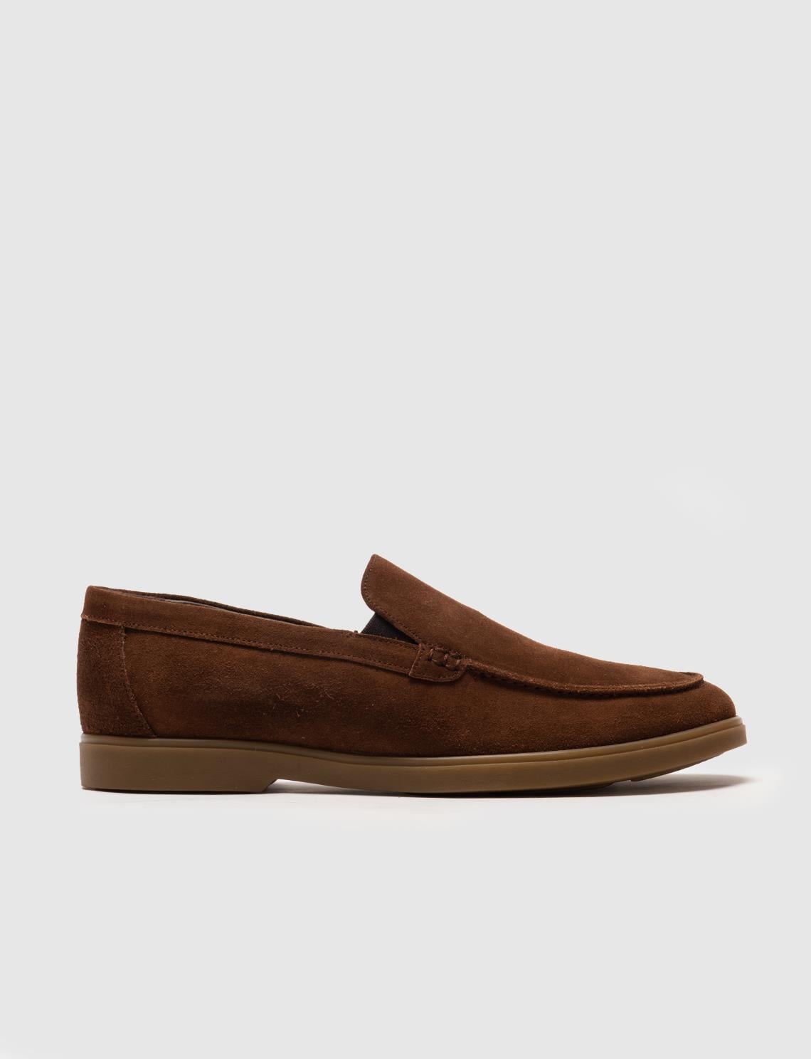 Genuine Leather Lining Brown Men's Casual Shoes