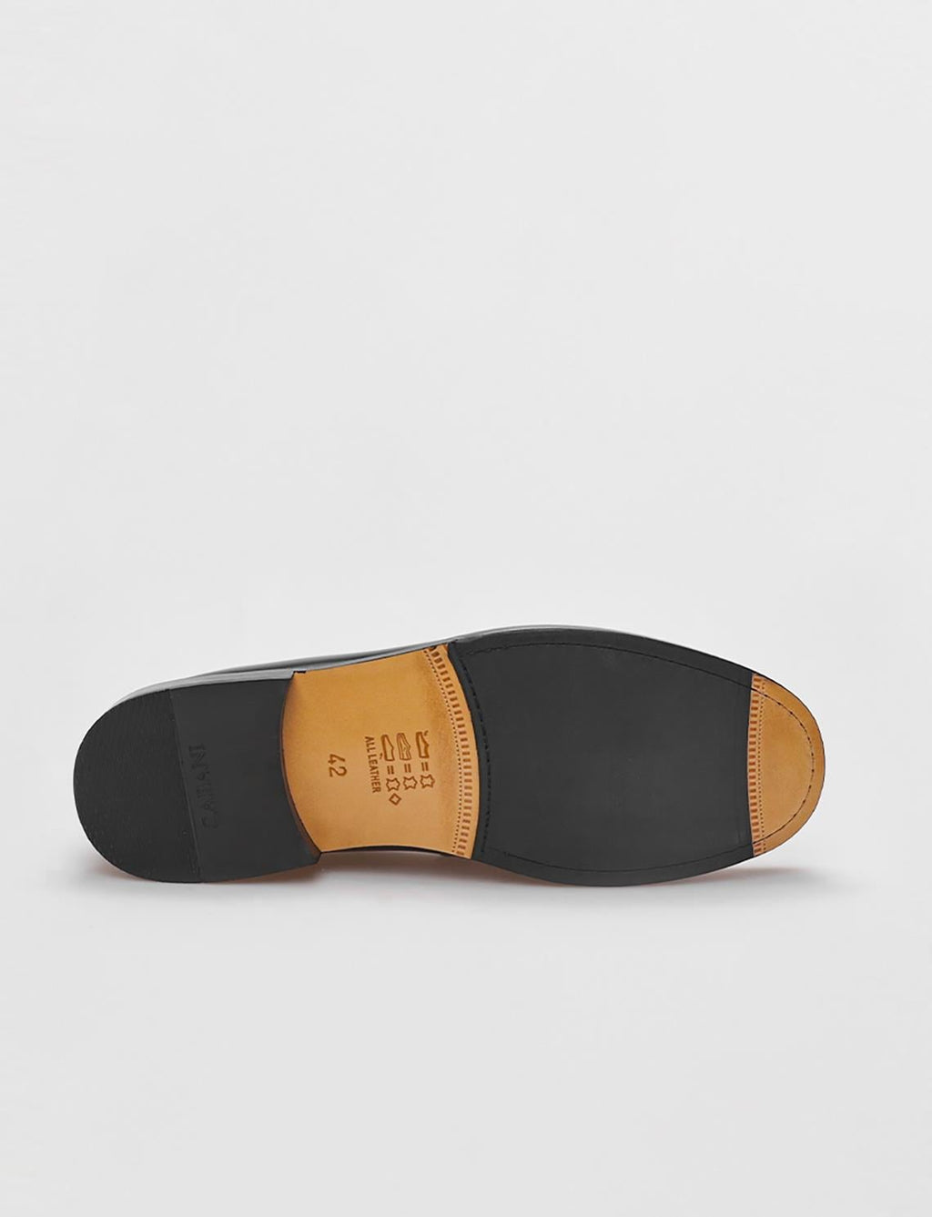 Genuine Leather Black Buckle Men's Classic Shoes