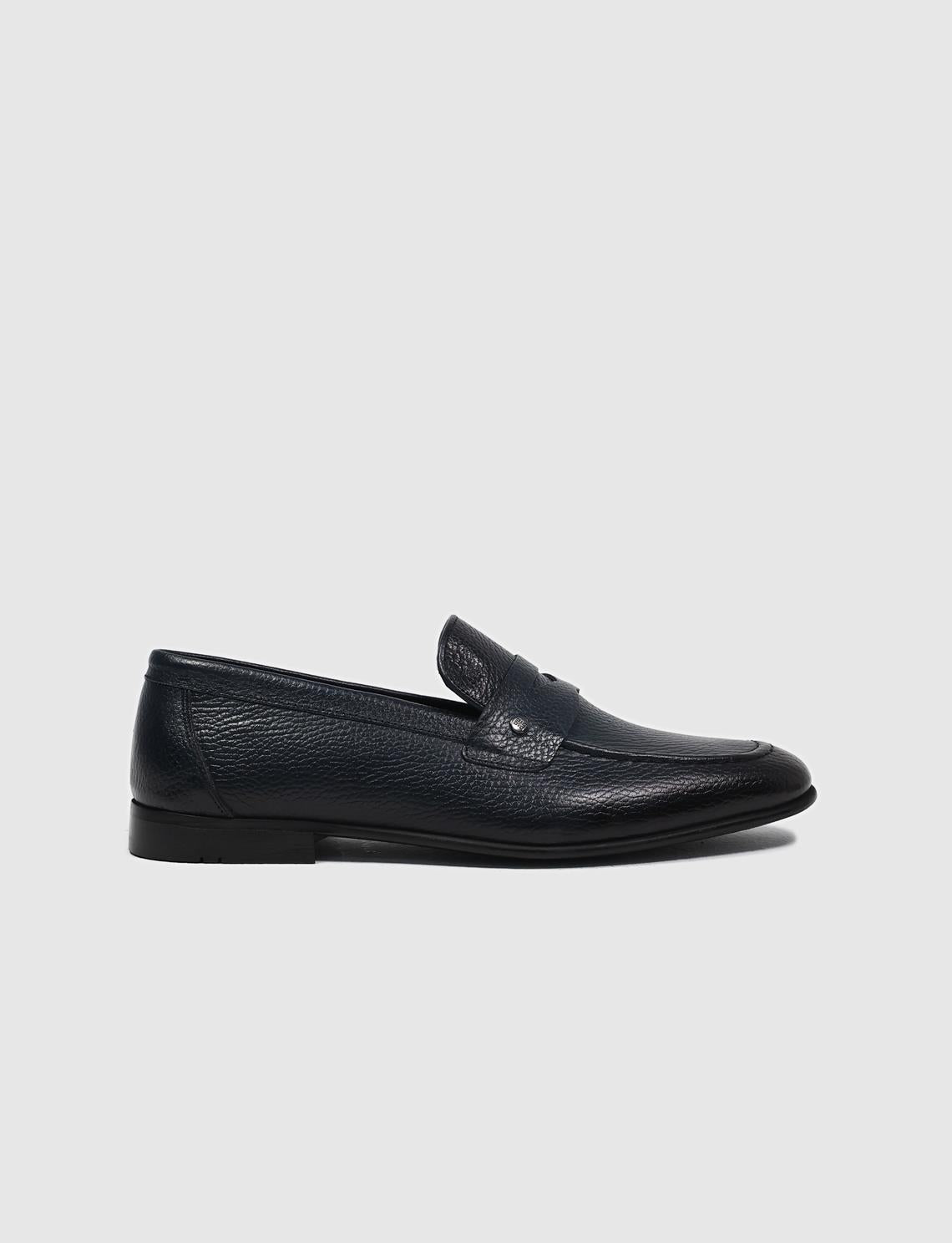 Genuine Leather Black Lace-up Men's Classic Shoes