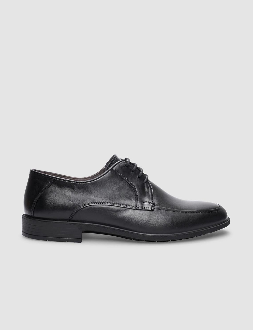 Genuine Leather Black Lace-up Men's Casual Shoes