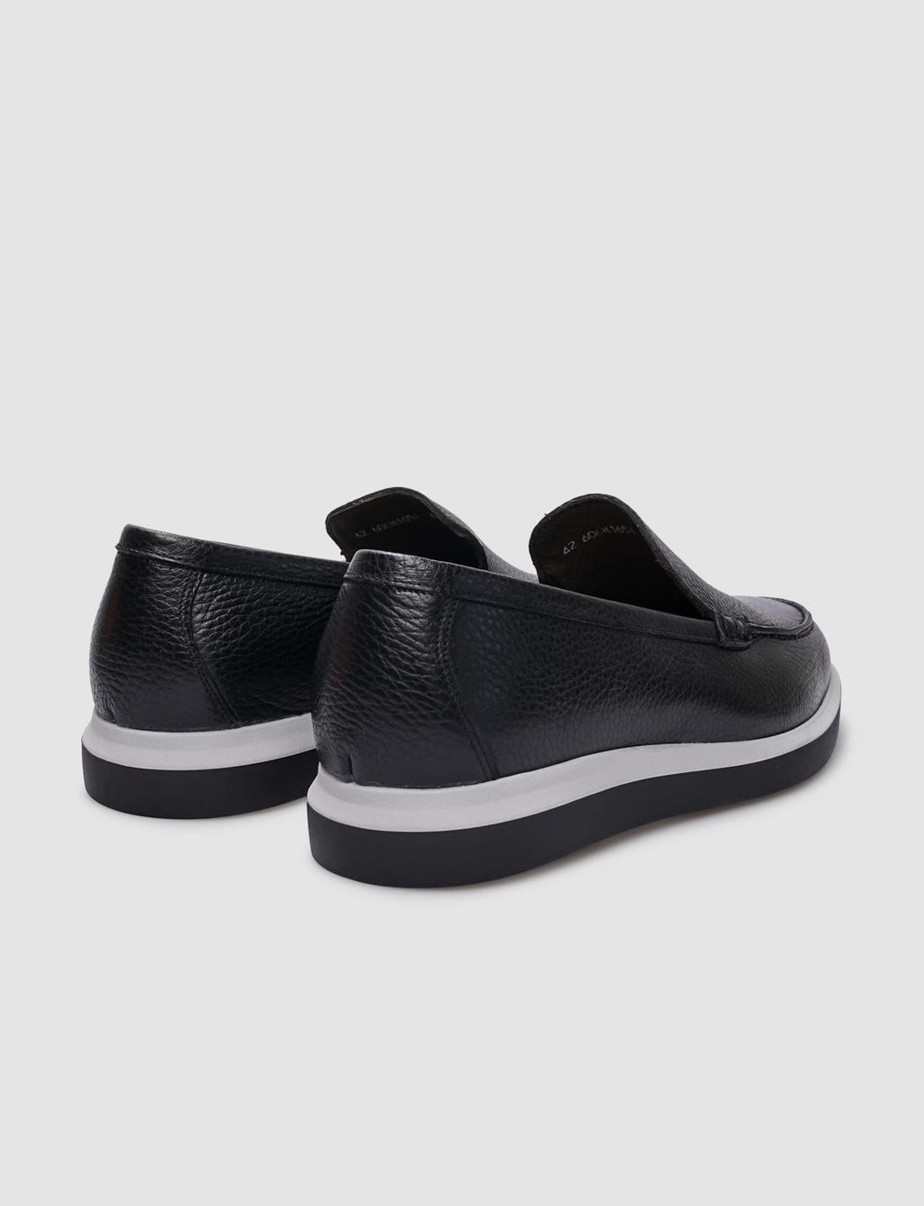 Genuine Leather Black Men's Casual Shoes