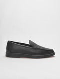 Genuine Leather Black Men's Loafer
