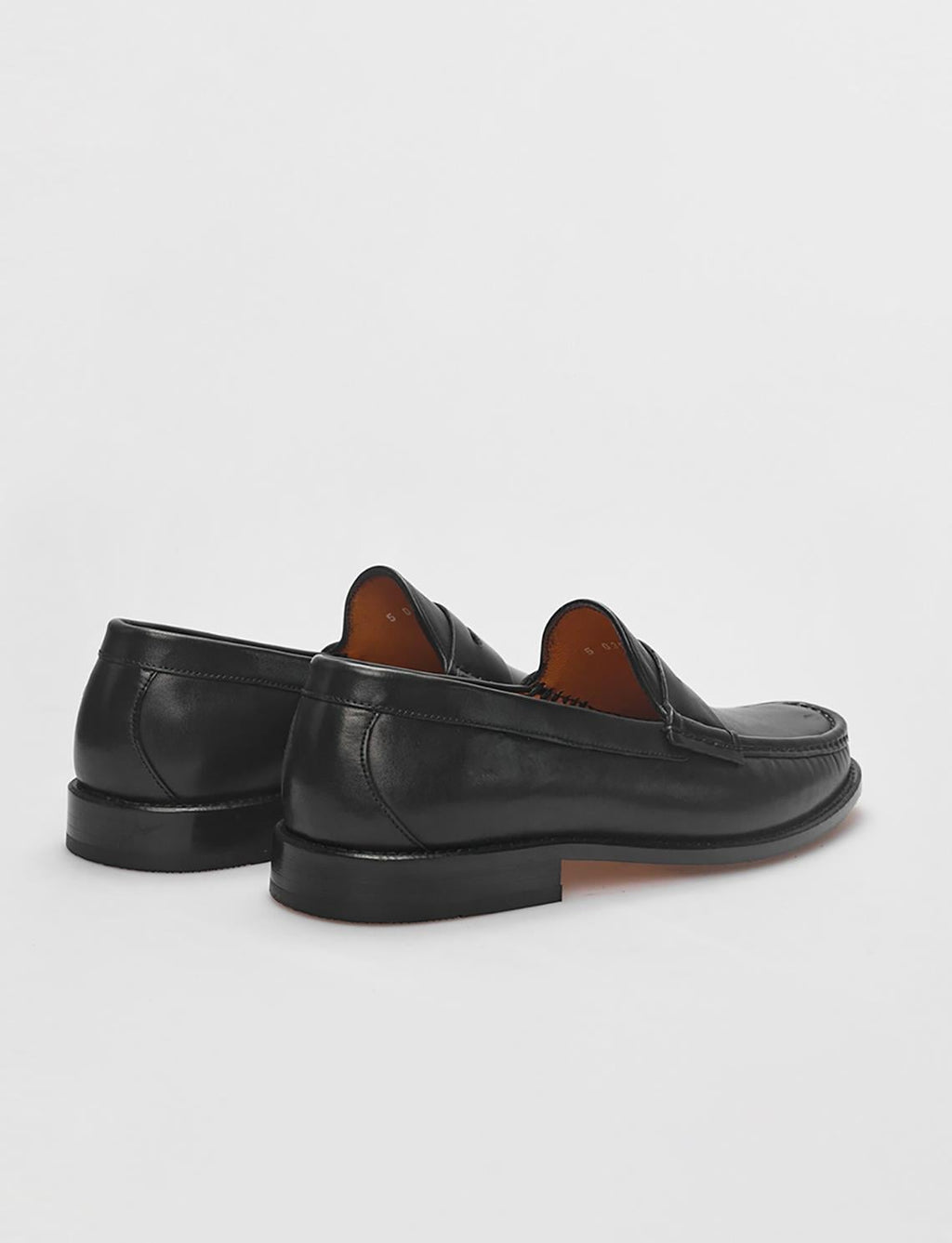 Genuine Leather Black Men's Classic Shoes