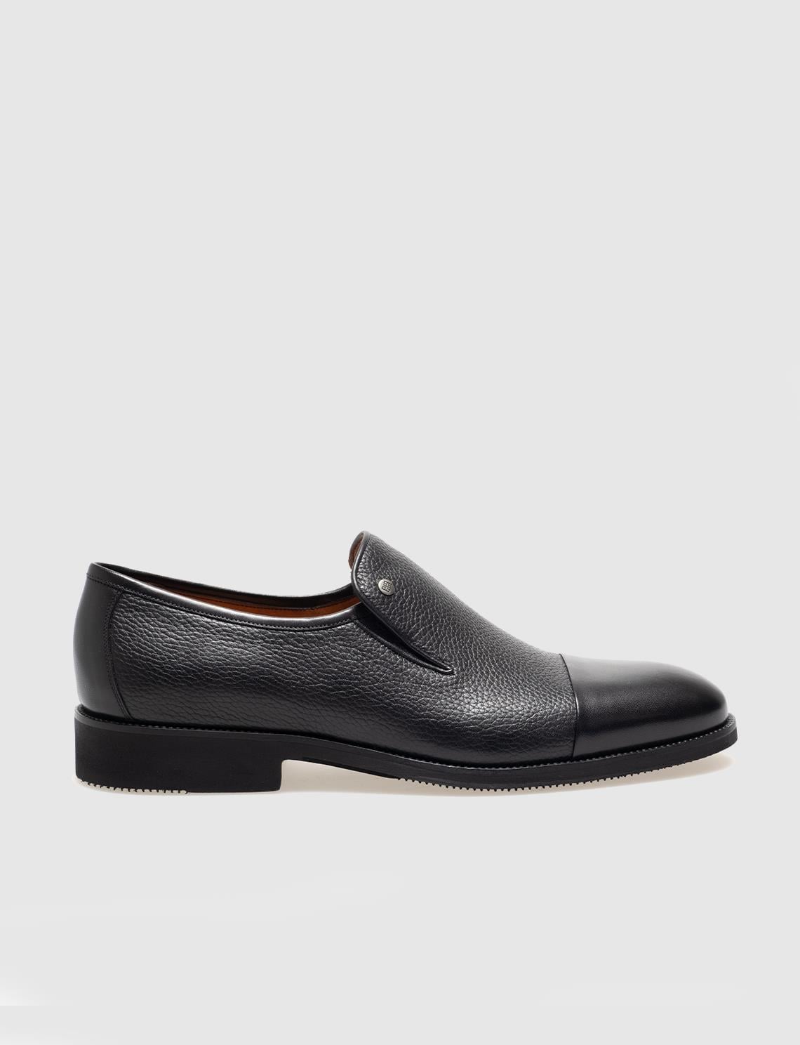 Genuine Leather Black Men's Classic Shoes