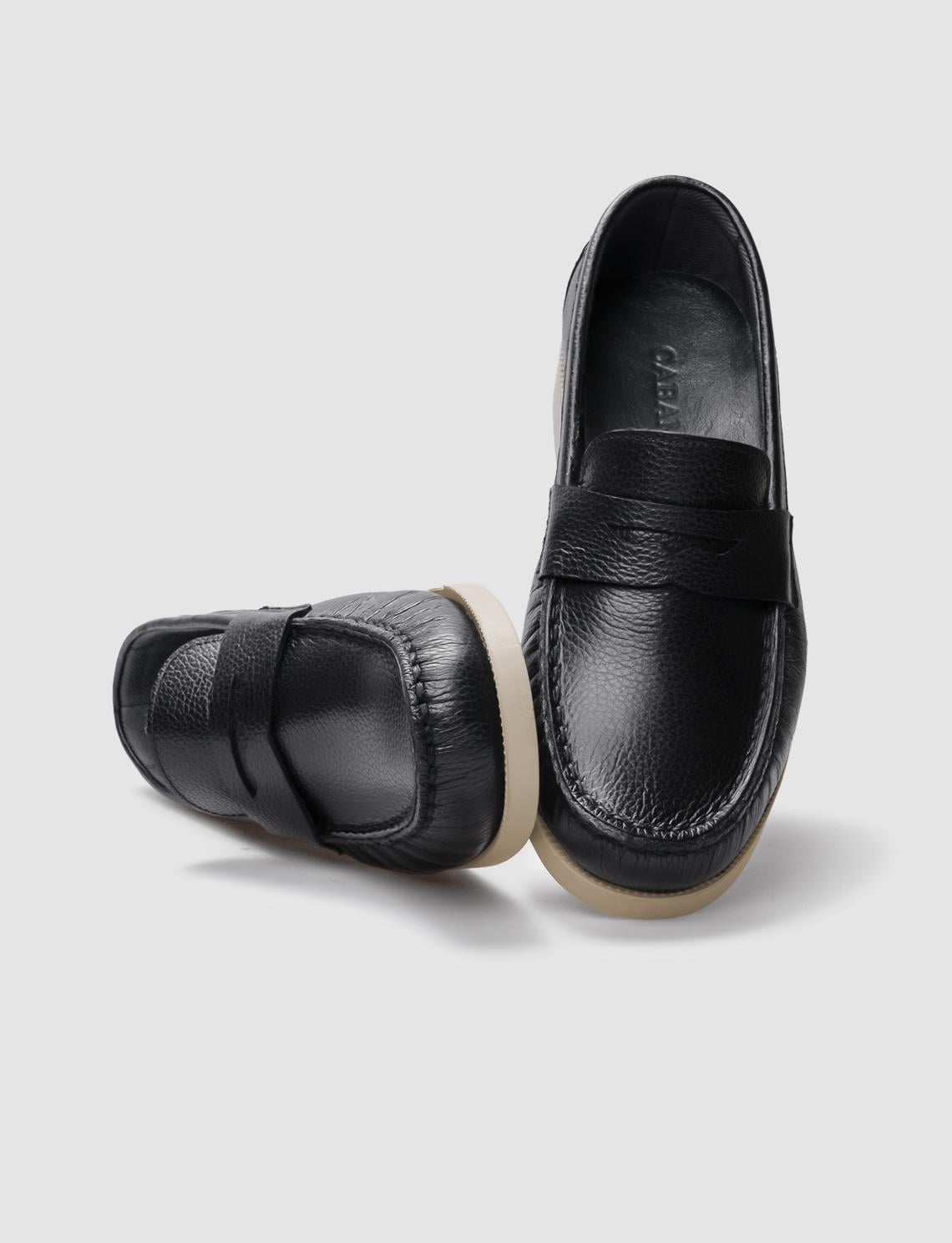 Genuine Leather Black Women's Casual Shoes