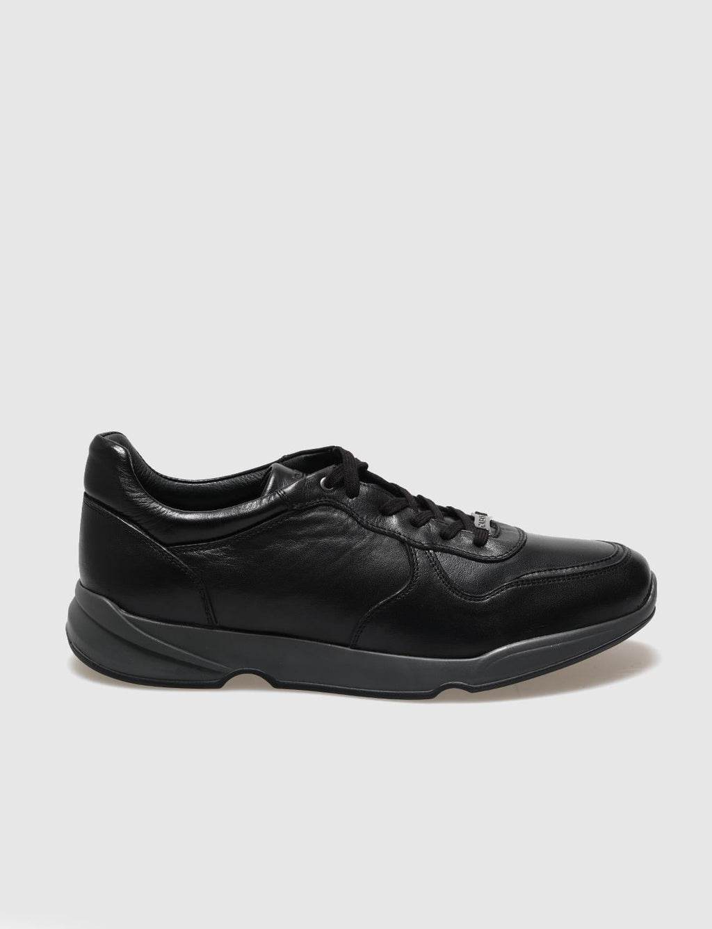 100% Genuine Leather Black Lace-up Men's Casual Shoes