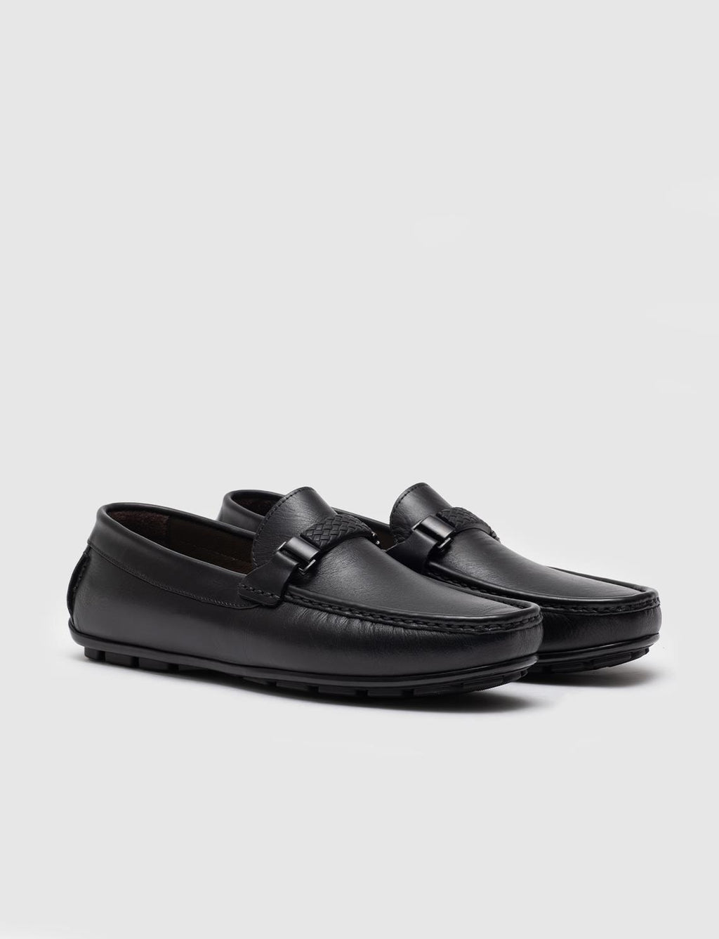 Genuine Leather Black Men's Shoes
