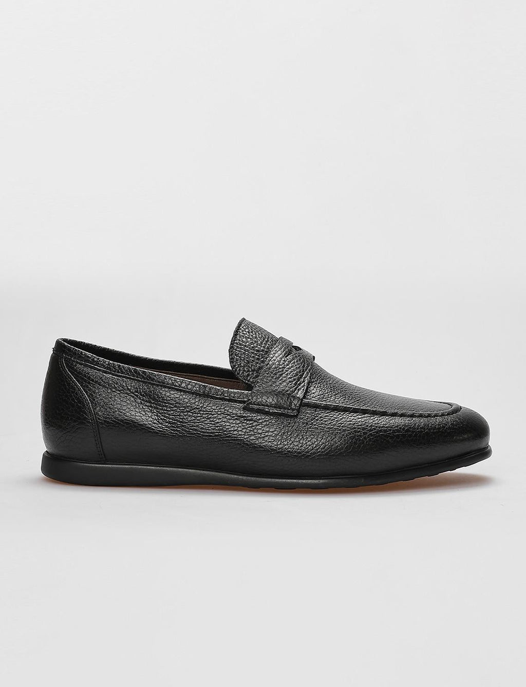 Genuine Leather Black Men's Casual Shoes