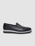 Genuine Leather Black Men's Casual Shoes