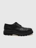 Genuine Leather Black Lace-up Men's Casual Shoes