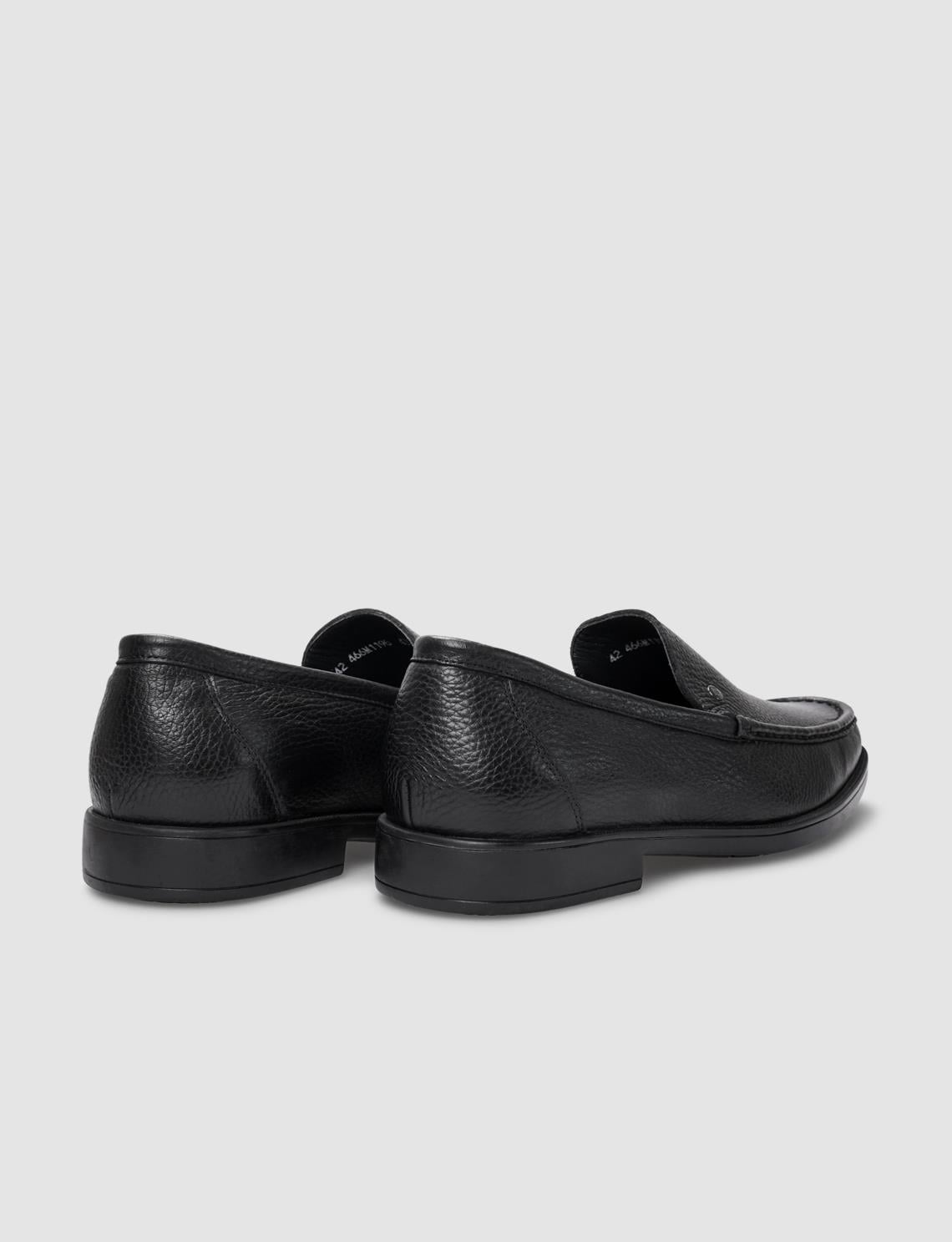 Genuine Leather Black Men's Casual Shoes