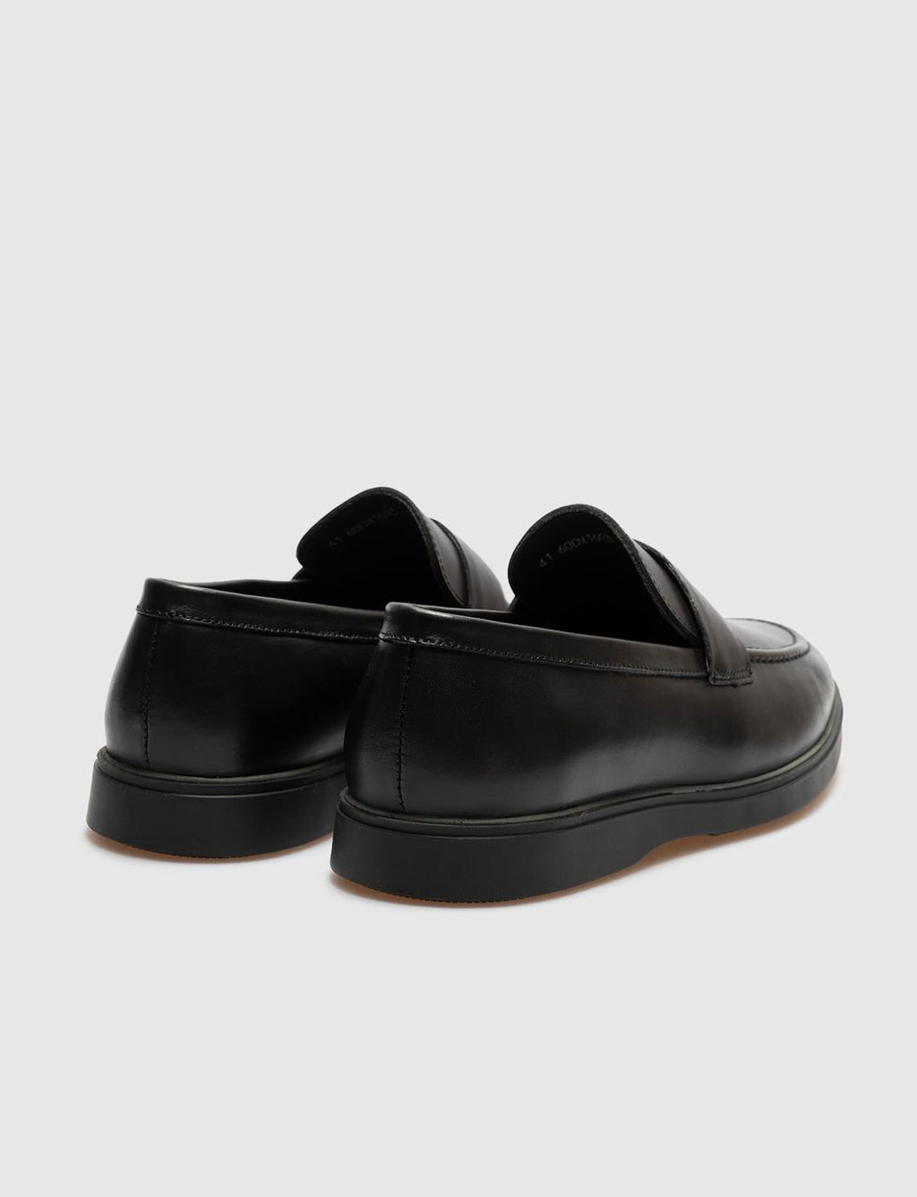 Genuine Leather Black Men's Casual Shoes