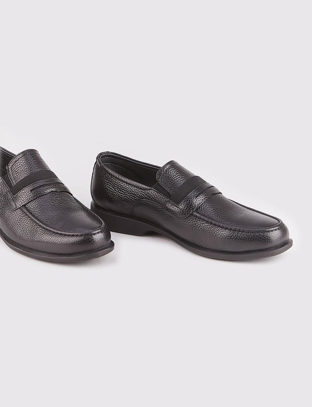 Genuine Leather Black Men's Shoes