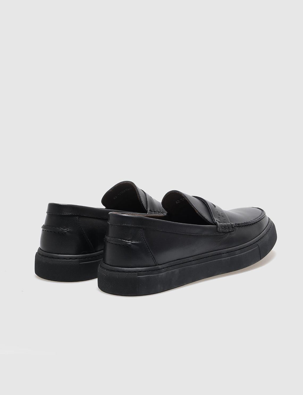 Genuine Leather Black Men's Casual Shoes