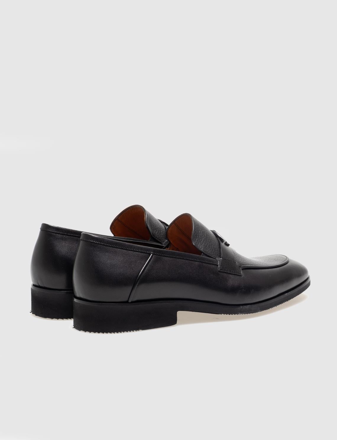 Genuine Leather Black Men's Classic Shoes