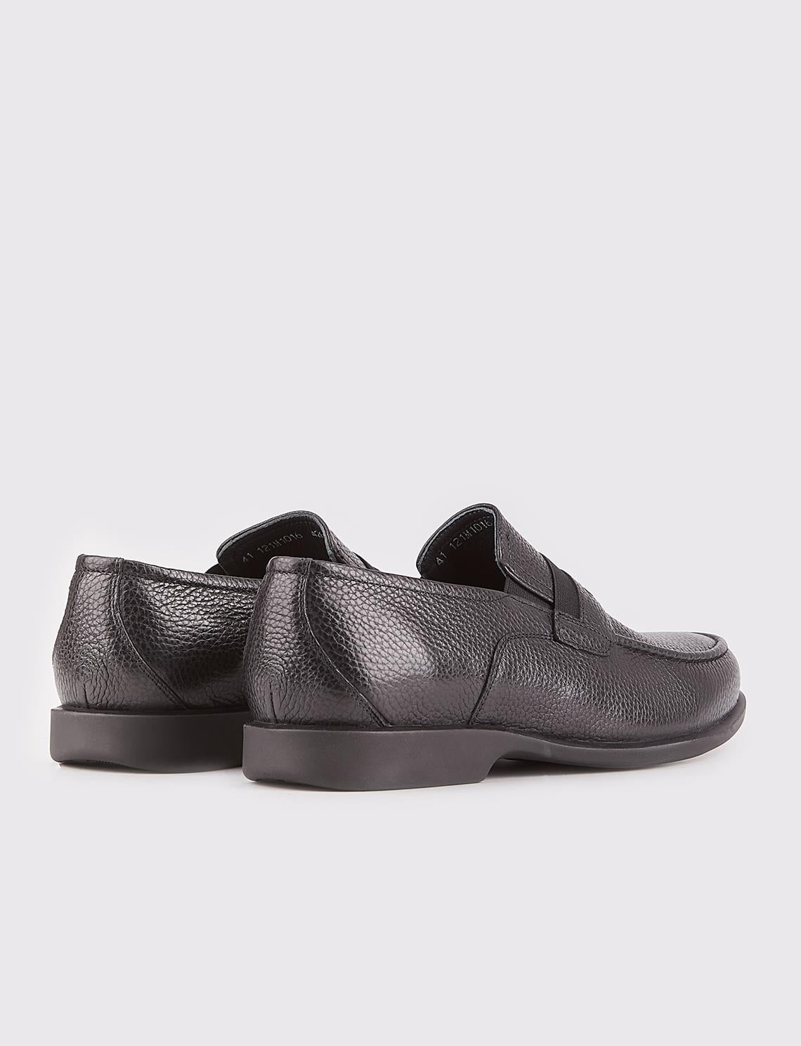 Genuine Leather Black Men's Shoes