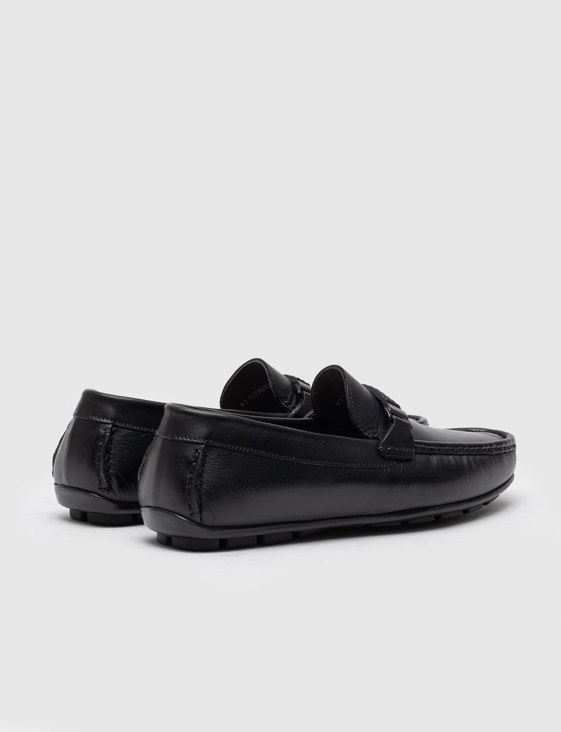 Genuine Leather Black Men's Shoes