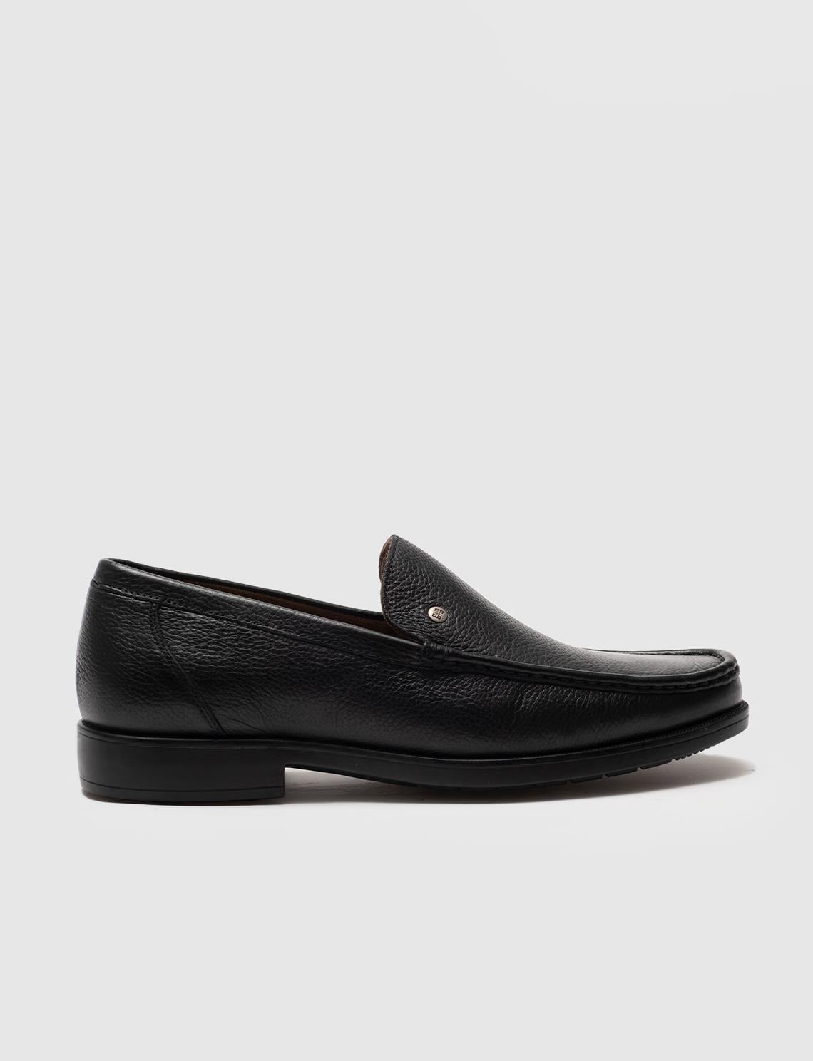Genuine Leather Black Men's Shoes