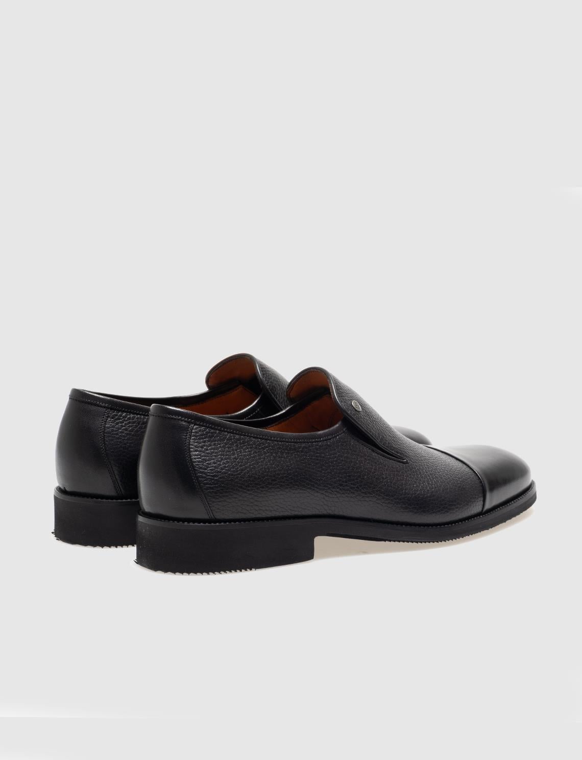 Genuine Leather Black Men's Classic Shoes