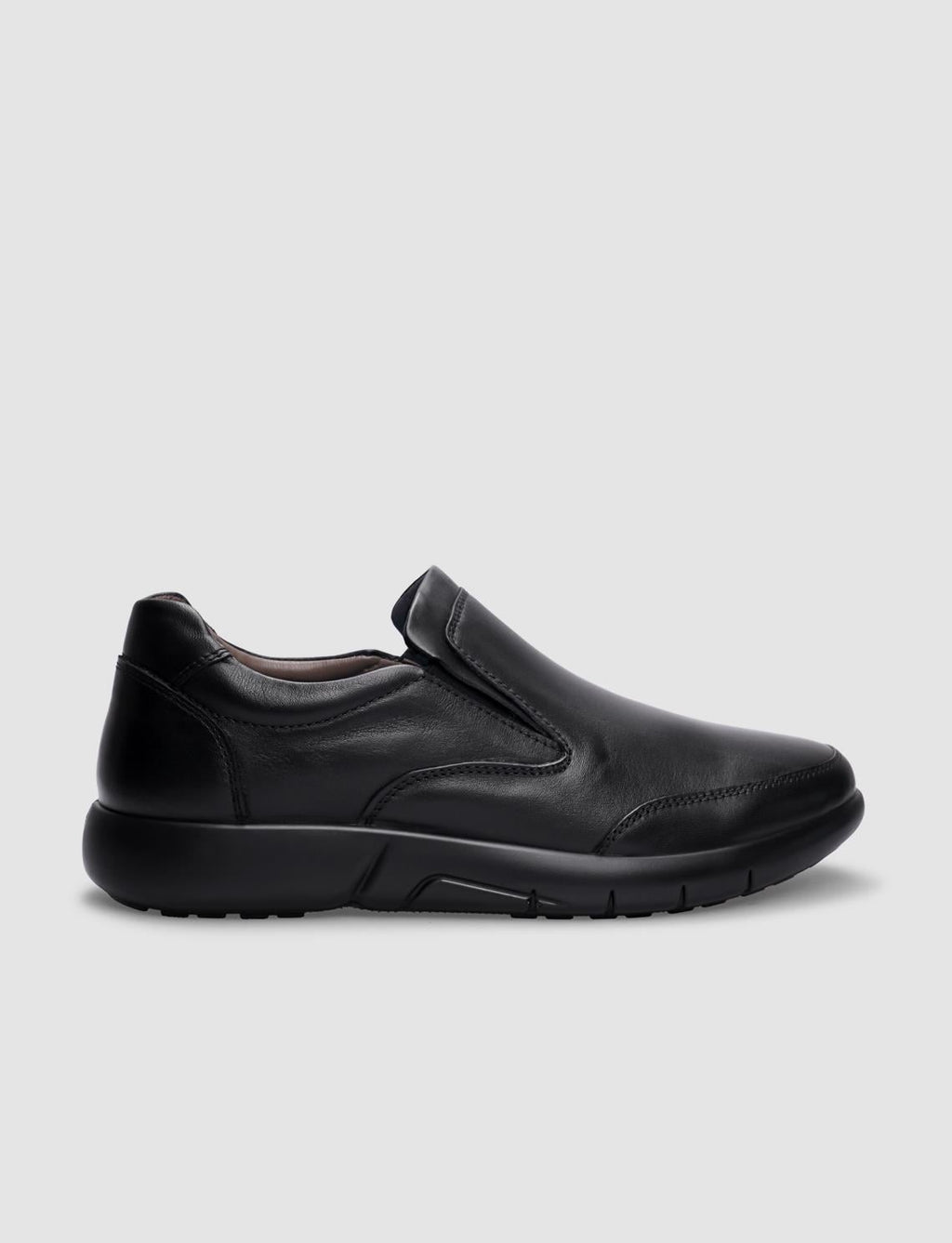 Genuine Leather Black Men's Casual Shoes