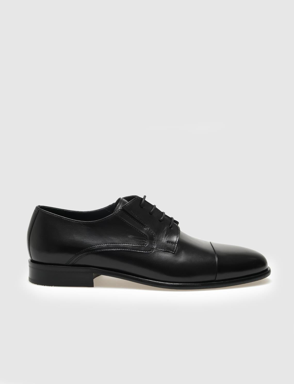 Genuine Leather Black Men's Classic Shoes