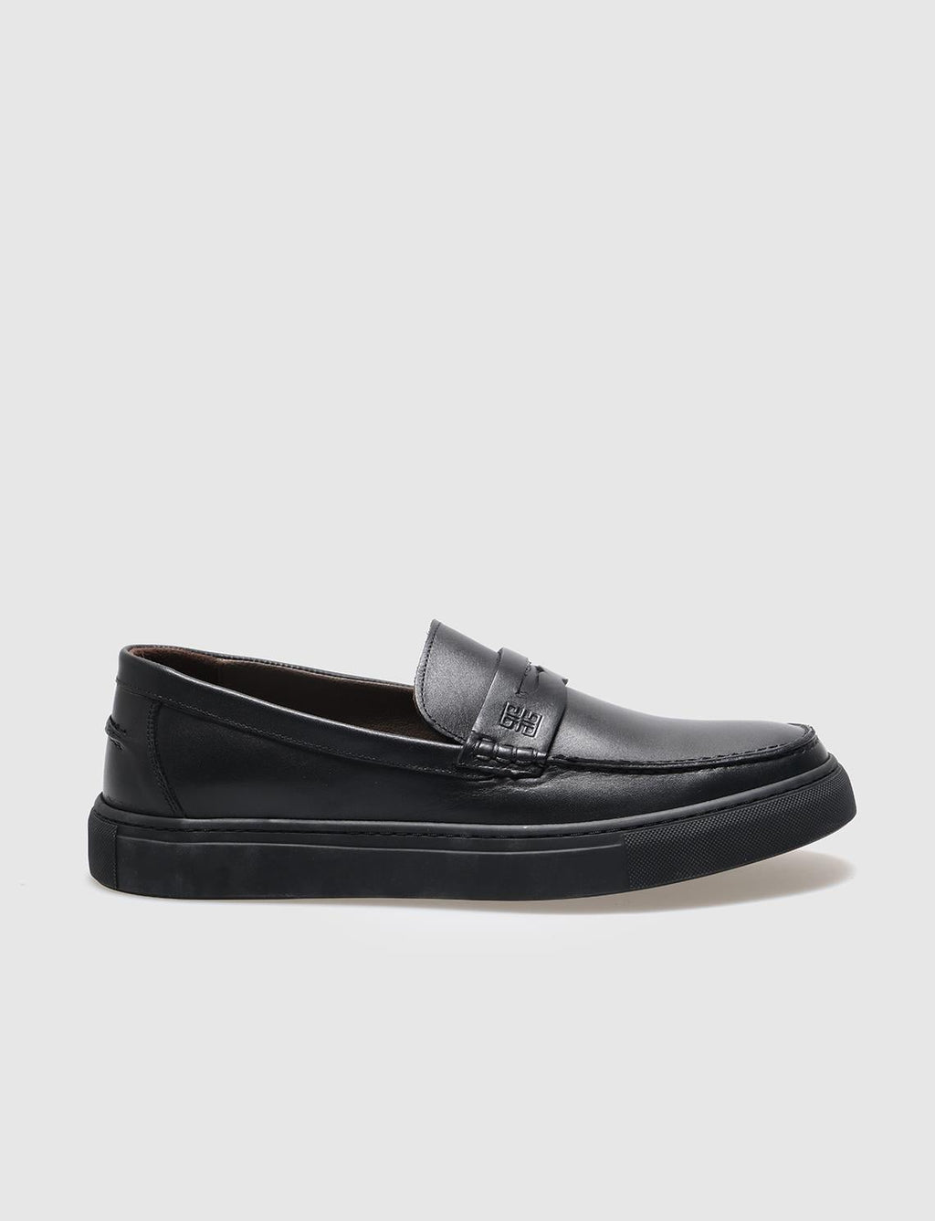 Genuine Leather Black Men's Casual Shoes