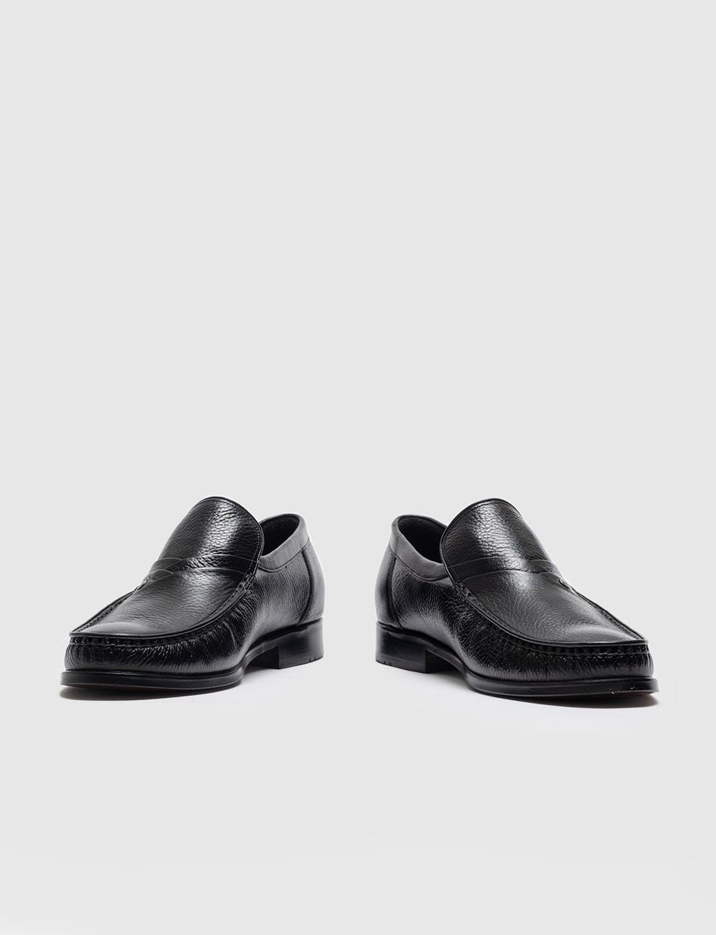 Genuine Leather Black Men's Casual Shoes