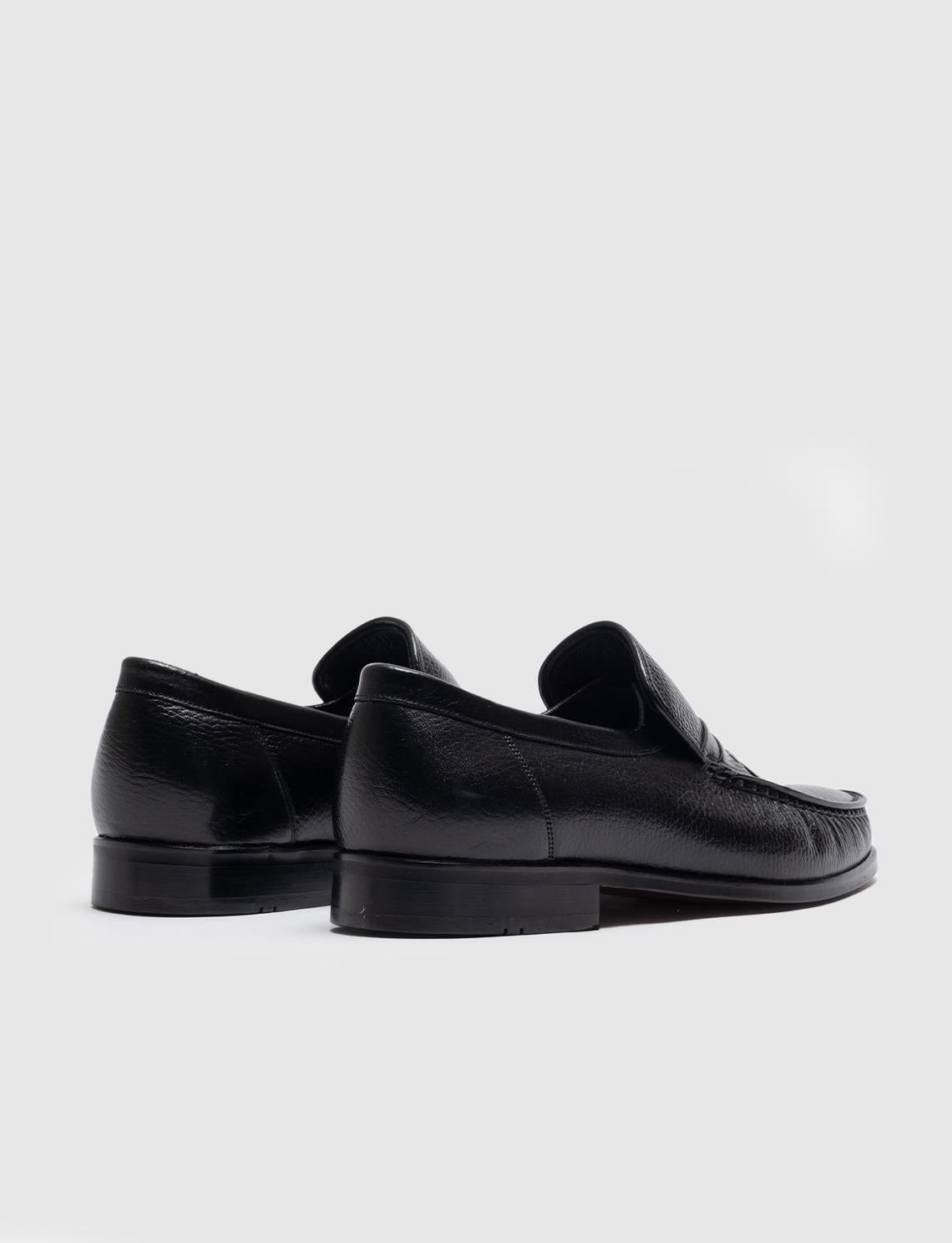 Genuine Leather Black Men's Casual Shoes