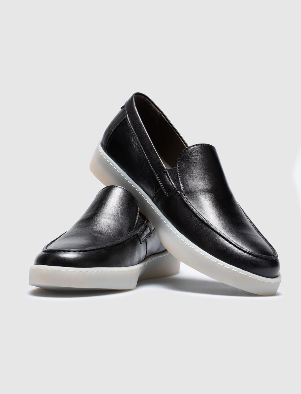 Genuine Leather Black Men's Casual Shoes