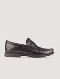 Genuine Leather Black Men's Casual Shoes