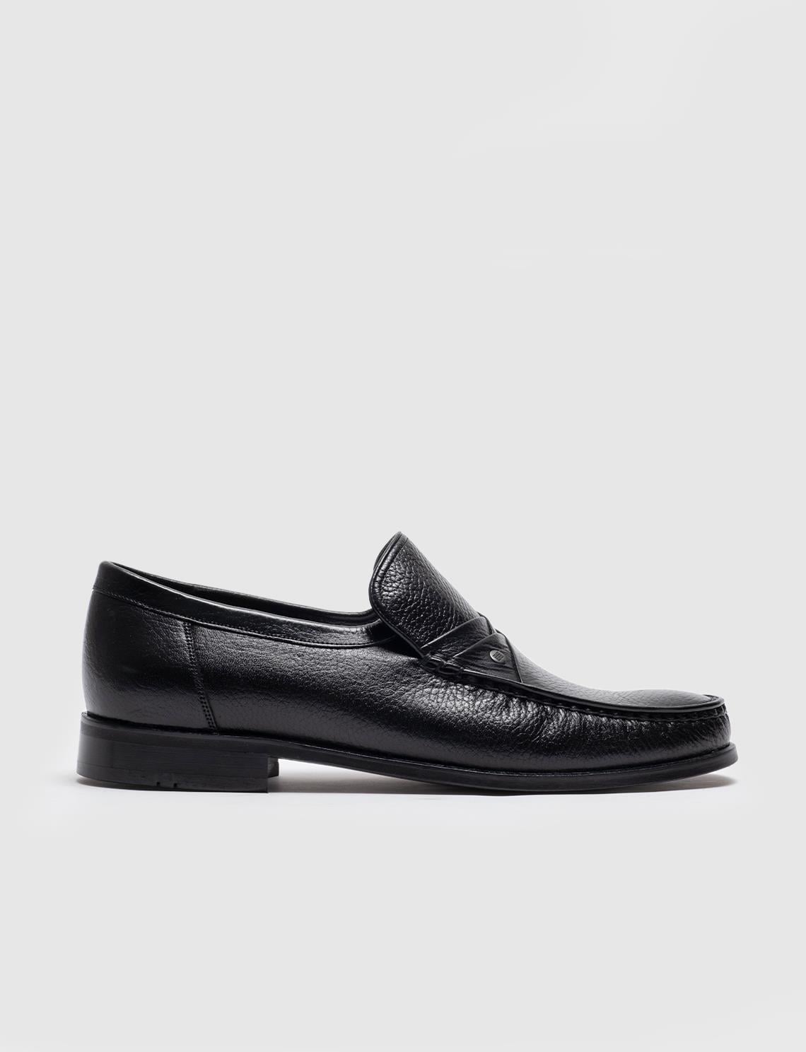 Genuine Leather Black Men's Casual Shoes