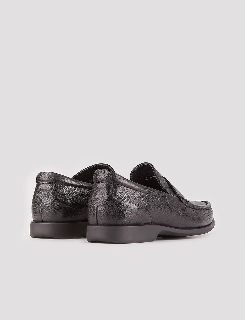 Genuine Leather Black Men's Casual Loafer Shoes