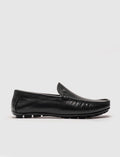 Genuine Leather Black Men's Loafer