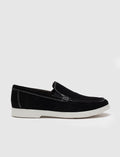 Genuine Leather Black Men's Suede Casual Shoes