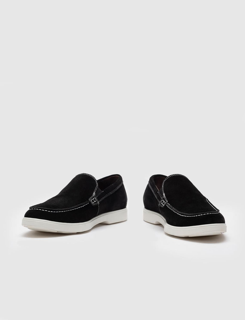 Genuine Leather Black Men's Suede Casual Shoes