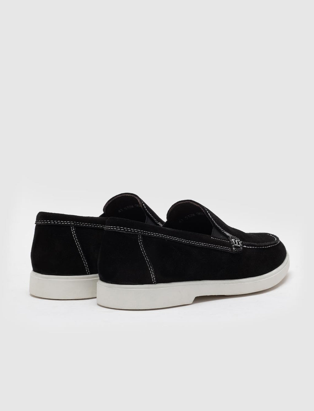 Genuine Leather Black Men's Suede Casual Shoes