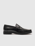 Genuine Leather Black Lined Men's Casual Shoes