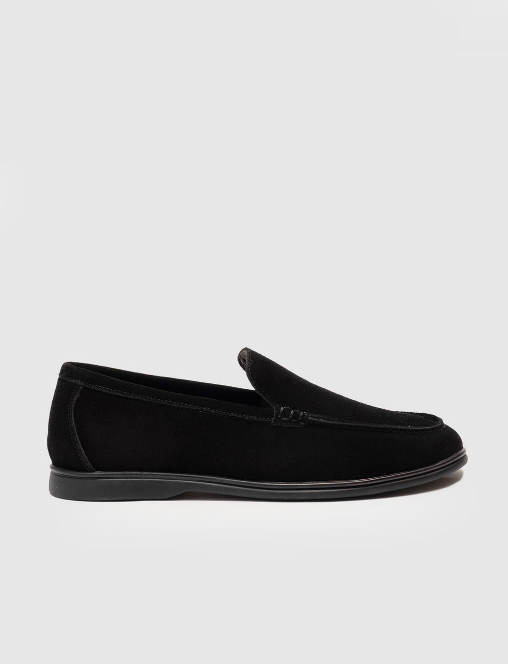 Genuine Leather Black Suede Men's Casual Shoes
