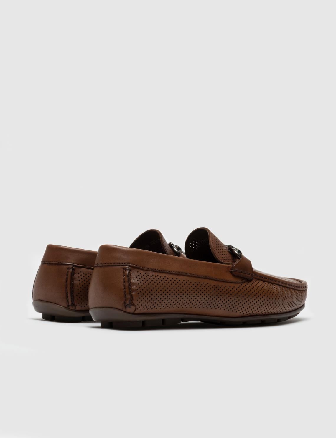 Genuine Leather Tan Men's Shoes