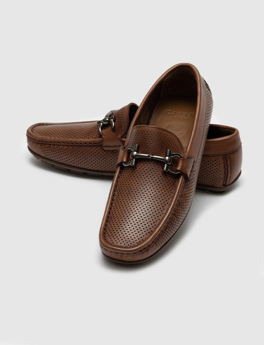 Genuine Leather Tan Men's Shoes