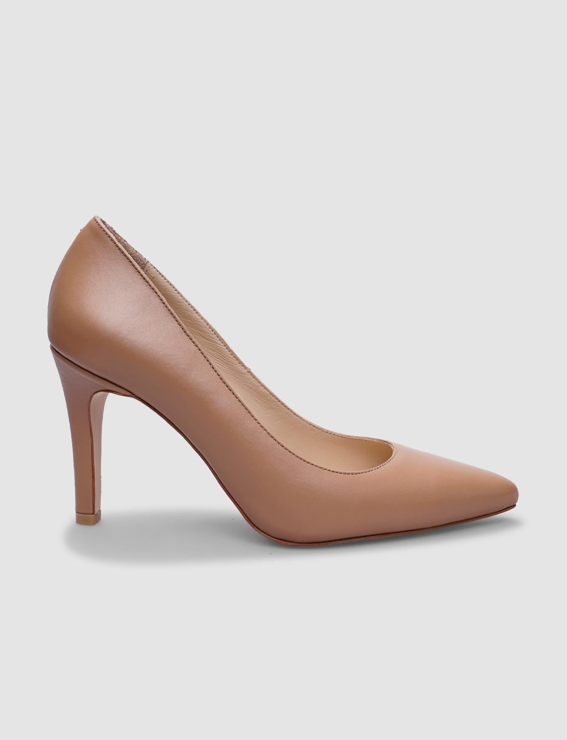 Genuine Leather Mink Women's High Heels