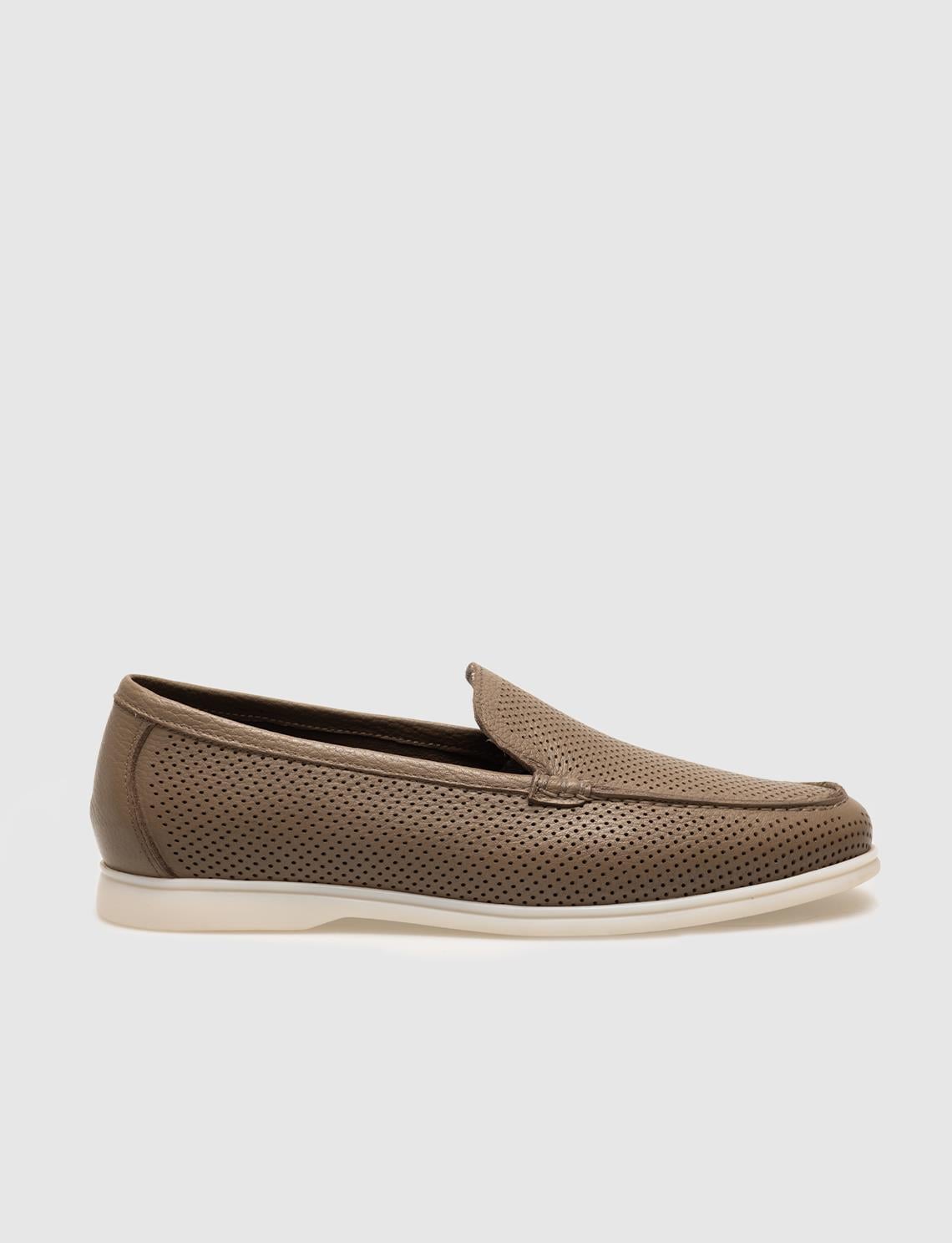 Genuine Leather Mink Men's Loafer