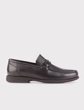 Rubber Sole Genuine Leather Black Suede Men's Casual Shoes