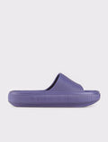 Navy Blue Flat Women's Slippers