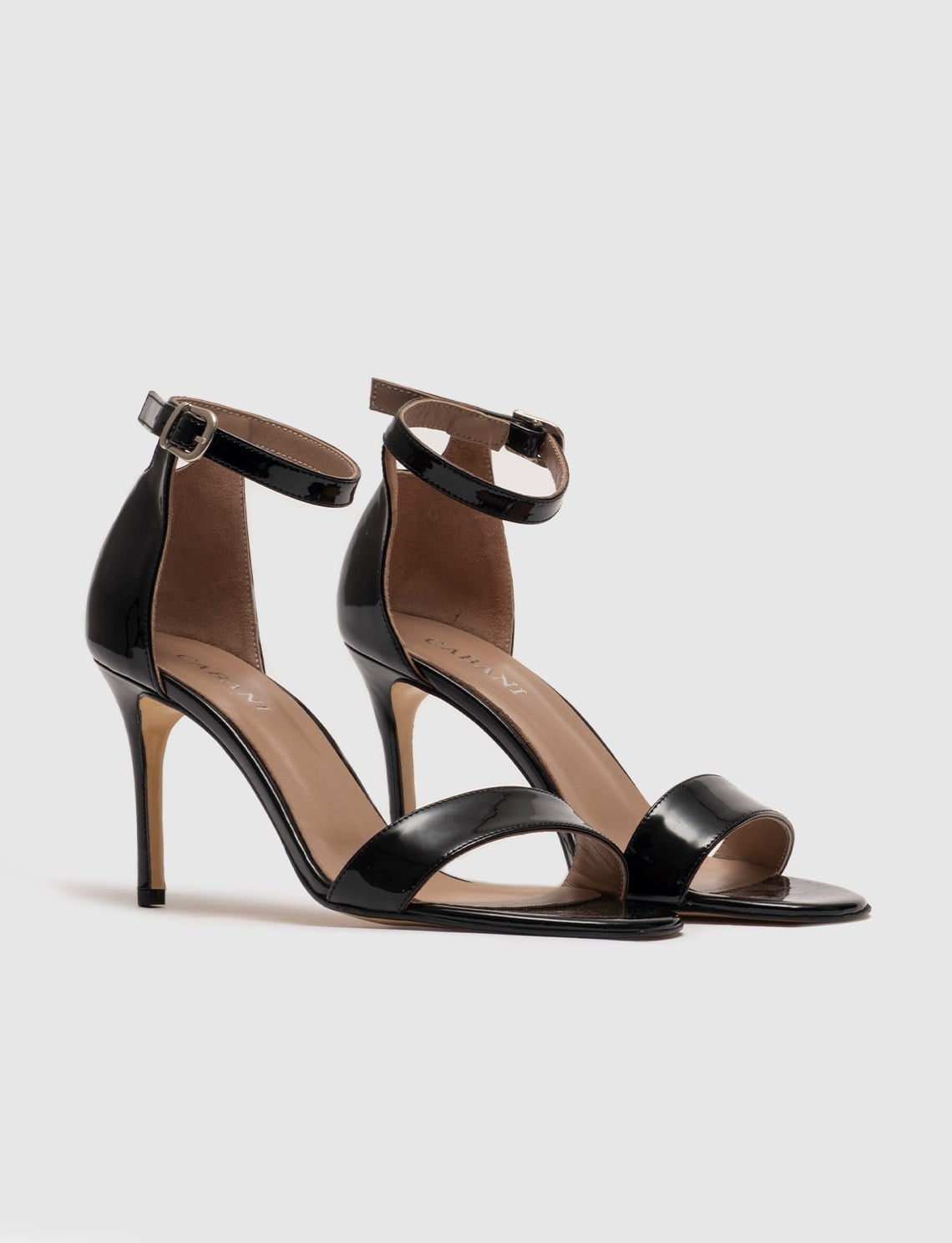 Neolit Sole Genuine Leather Black Women's High Heel Shoes