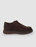 100% Genuine Nubuck Leather Brown Men's Casual Shoes