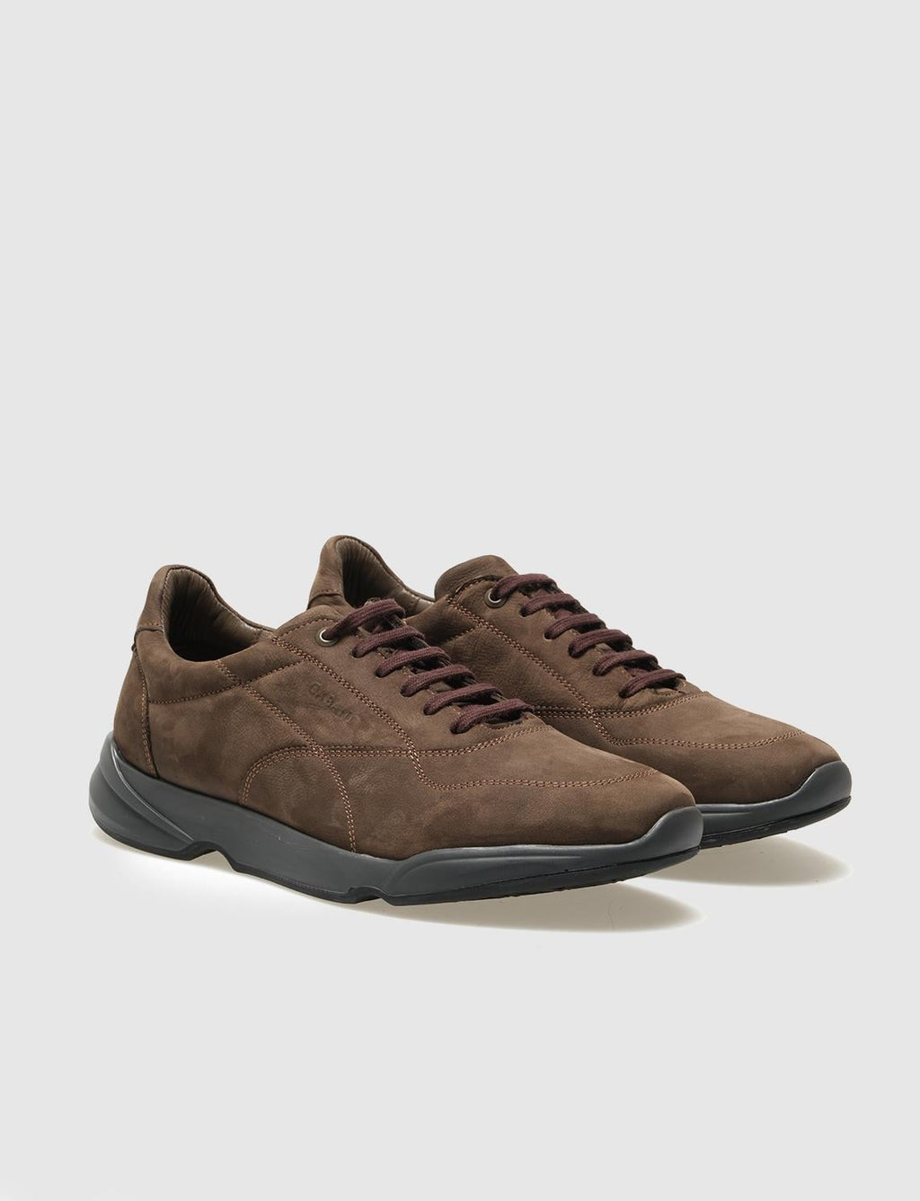 Genuine Leather Khaki Nubuck Men's Casual Shoes