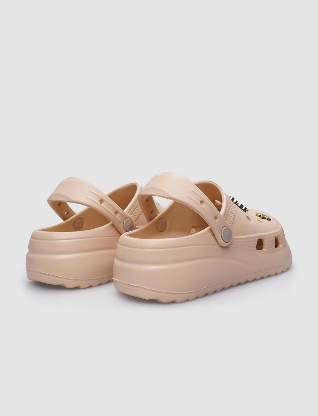 Snx Beige Detailed Women's Eva Slippers