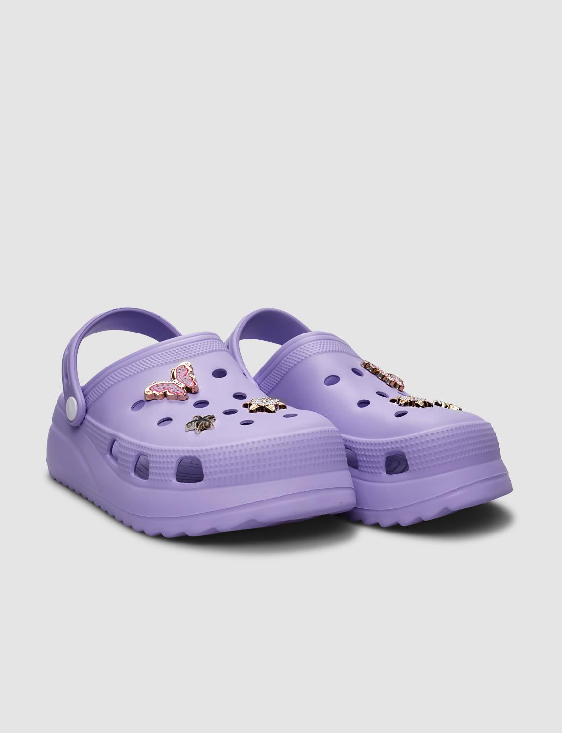 SNX Lilac Stone Detail Women's Eva Slippers