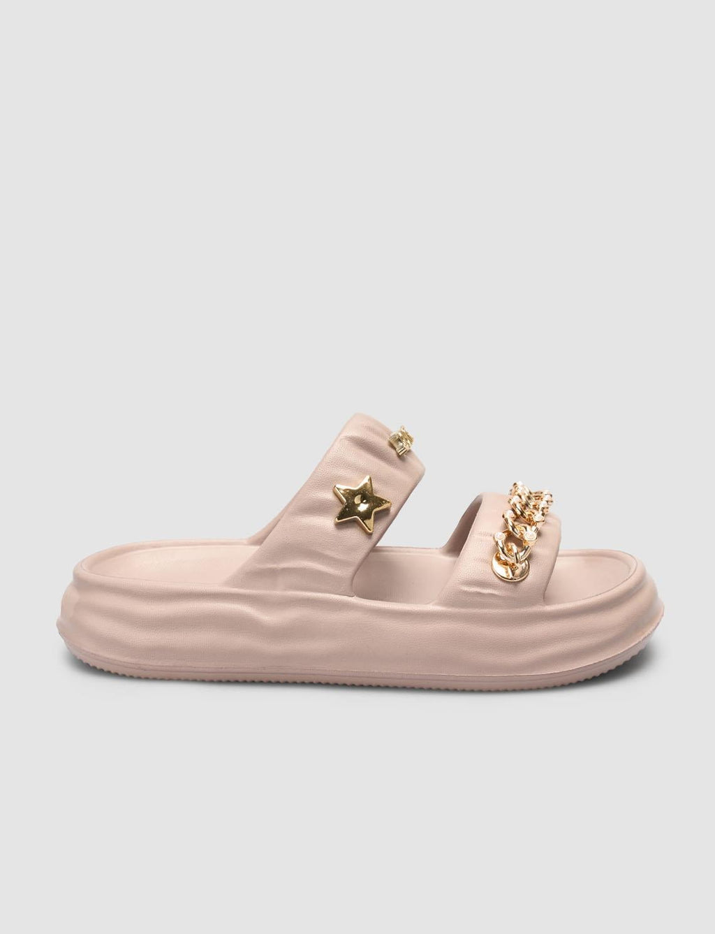 SNX Mink Charm Detail Women's Eva Slippers